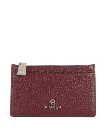 Aigner Ivy Porta carte di credito burgundy