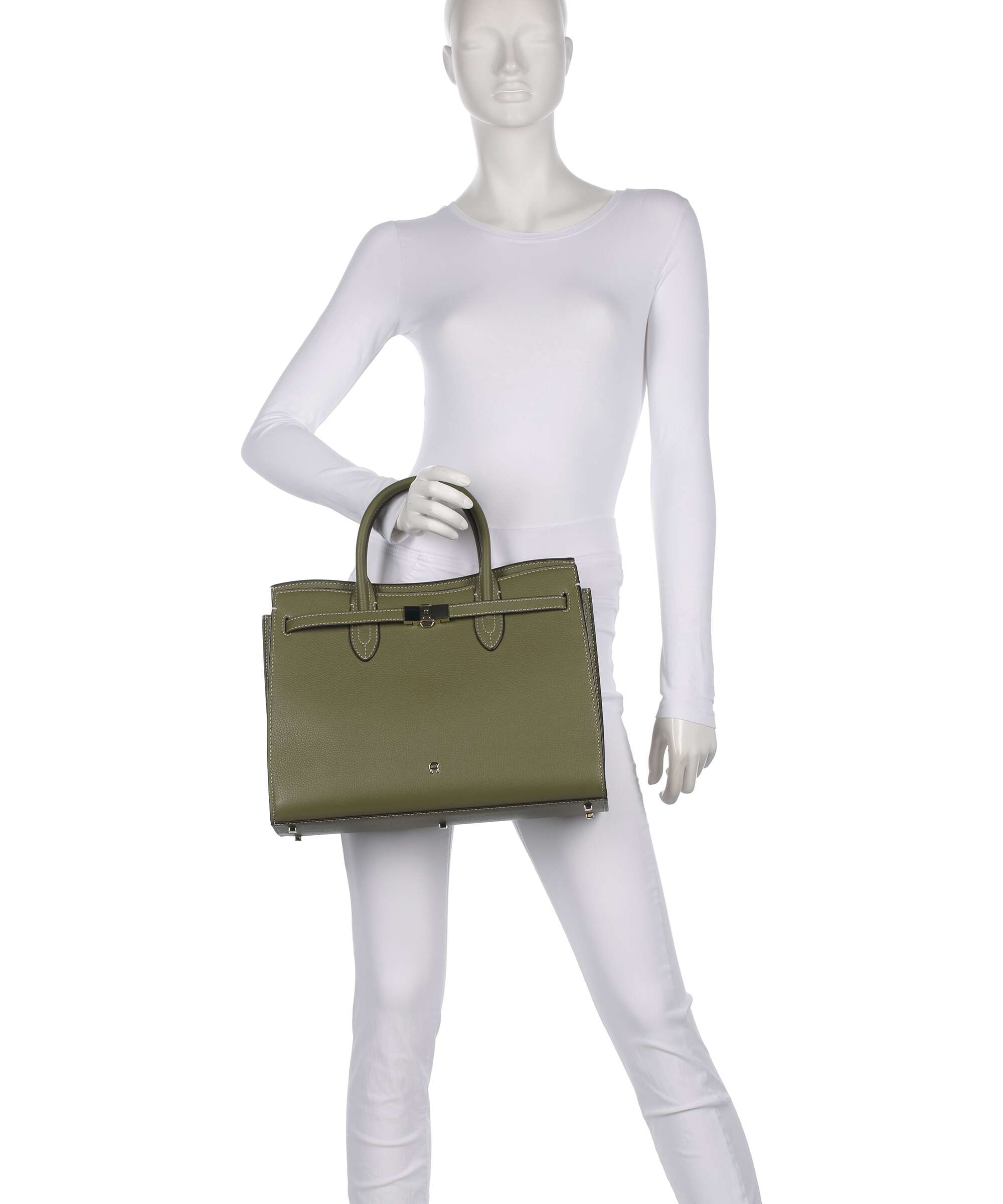 Aigner Farah L Handbag moss green
