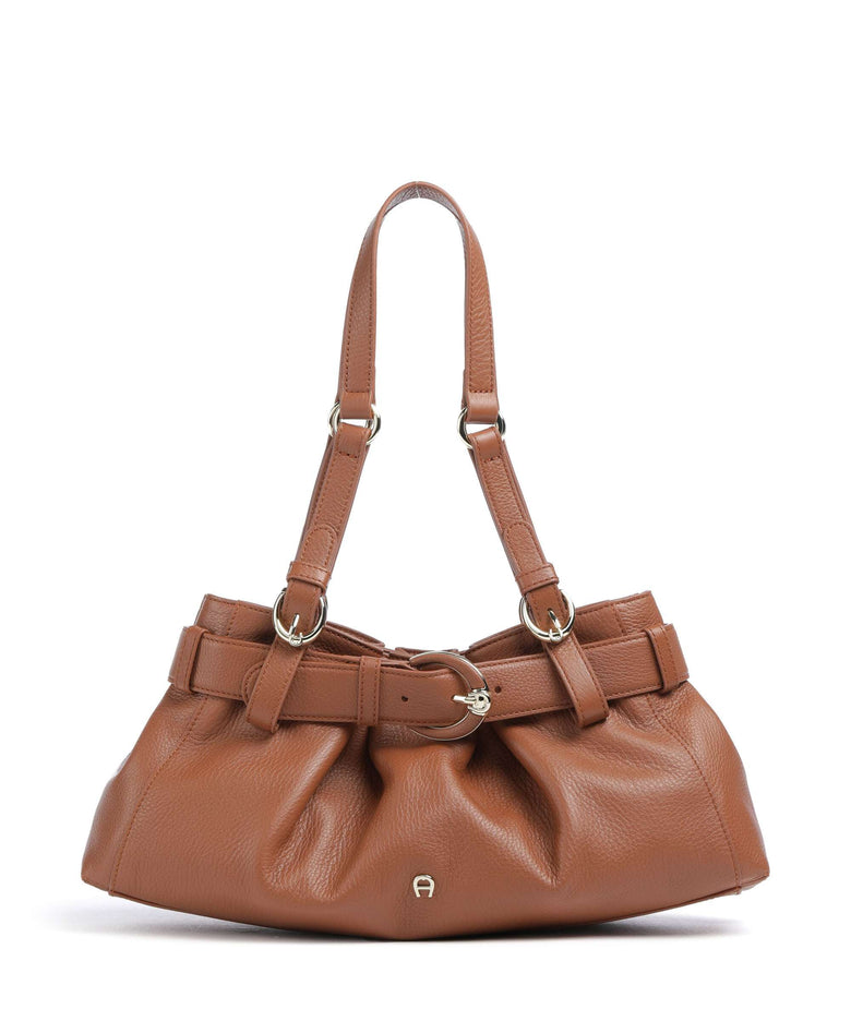 Aigner Lavinia S Hobo bag cognac brown