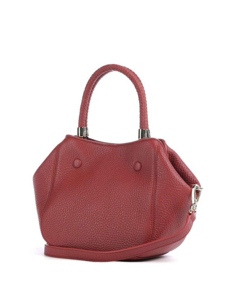 Aigner Carré Soft S Handbag burnt red