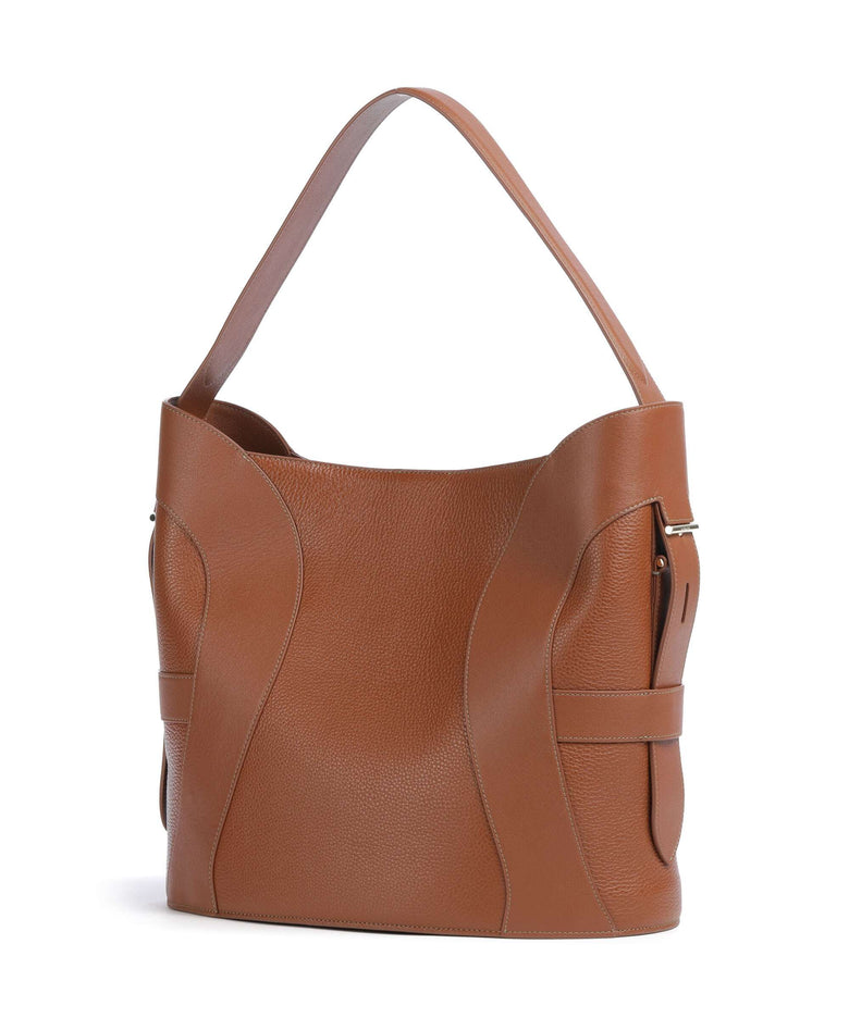 Aigner Deborah L Hobo bag cognac brown