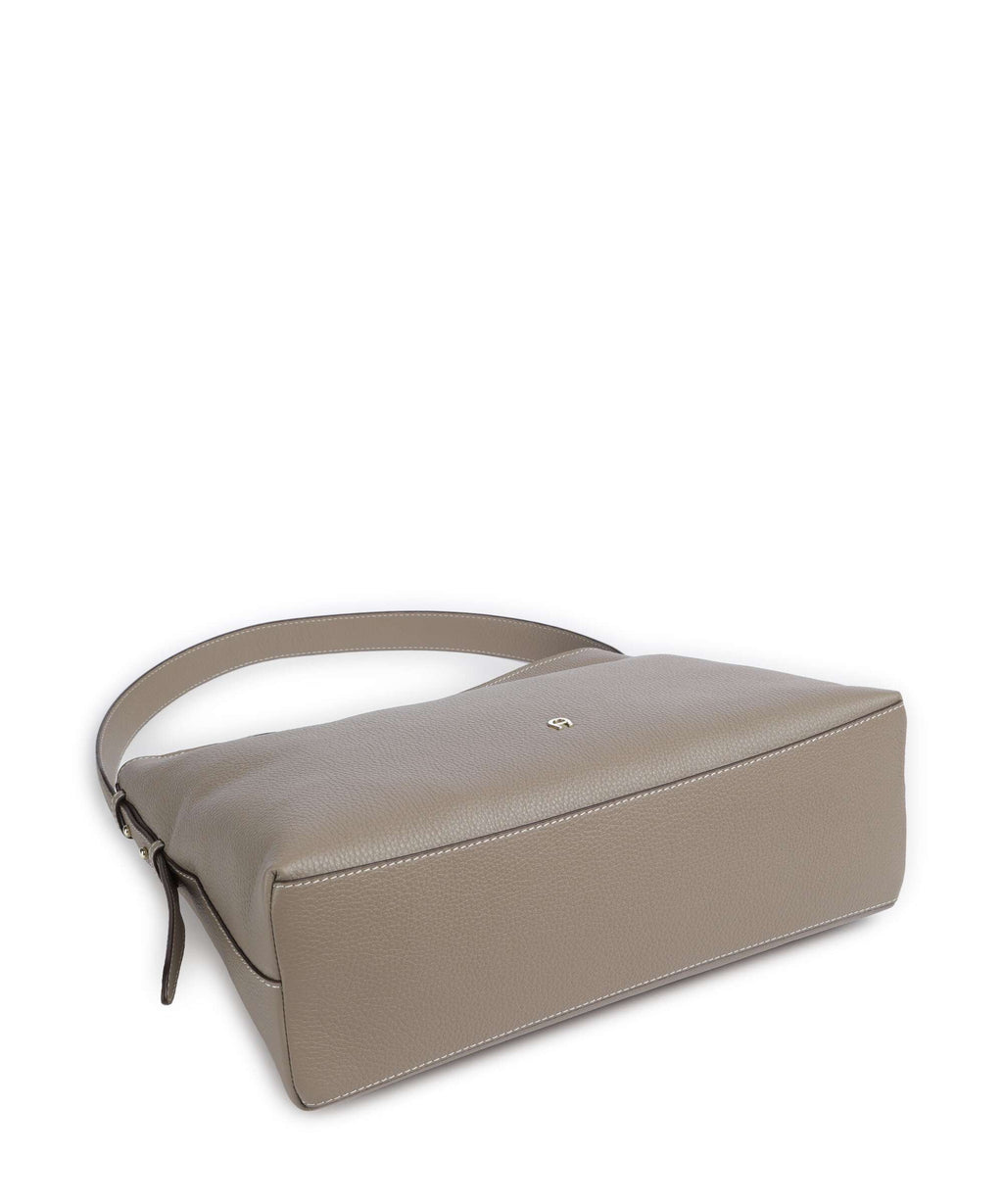 Aigner Farah M Hobo bag taupe