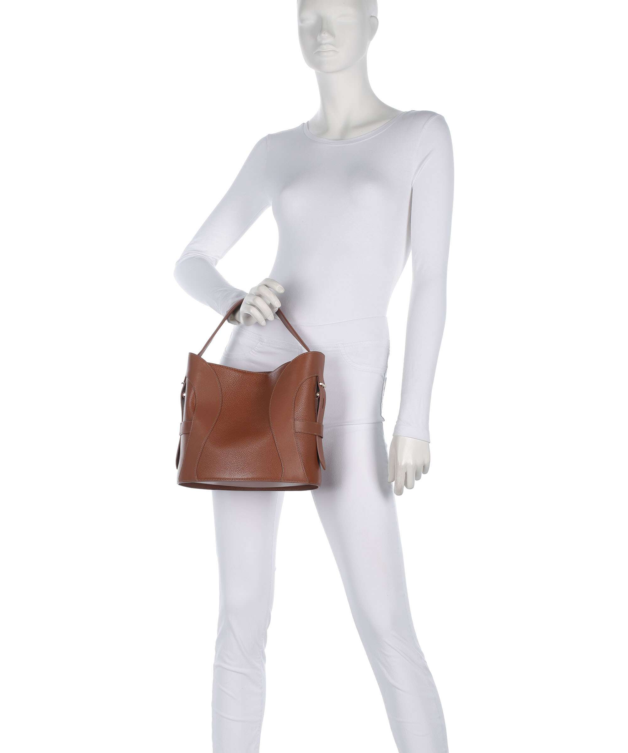Aigner Deborah M Bucket bag cognac brown