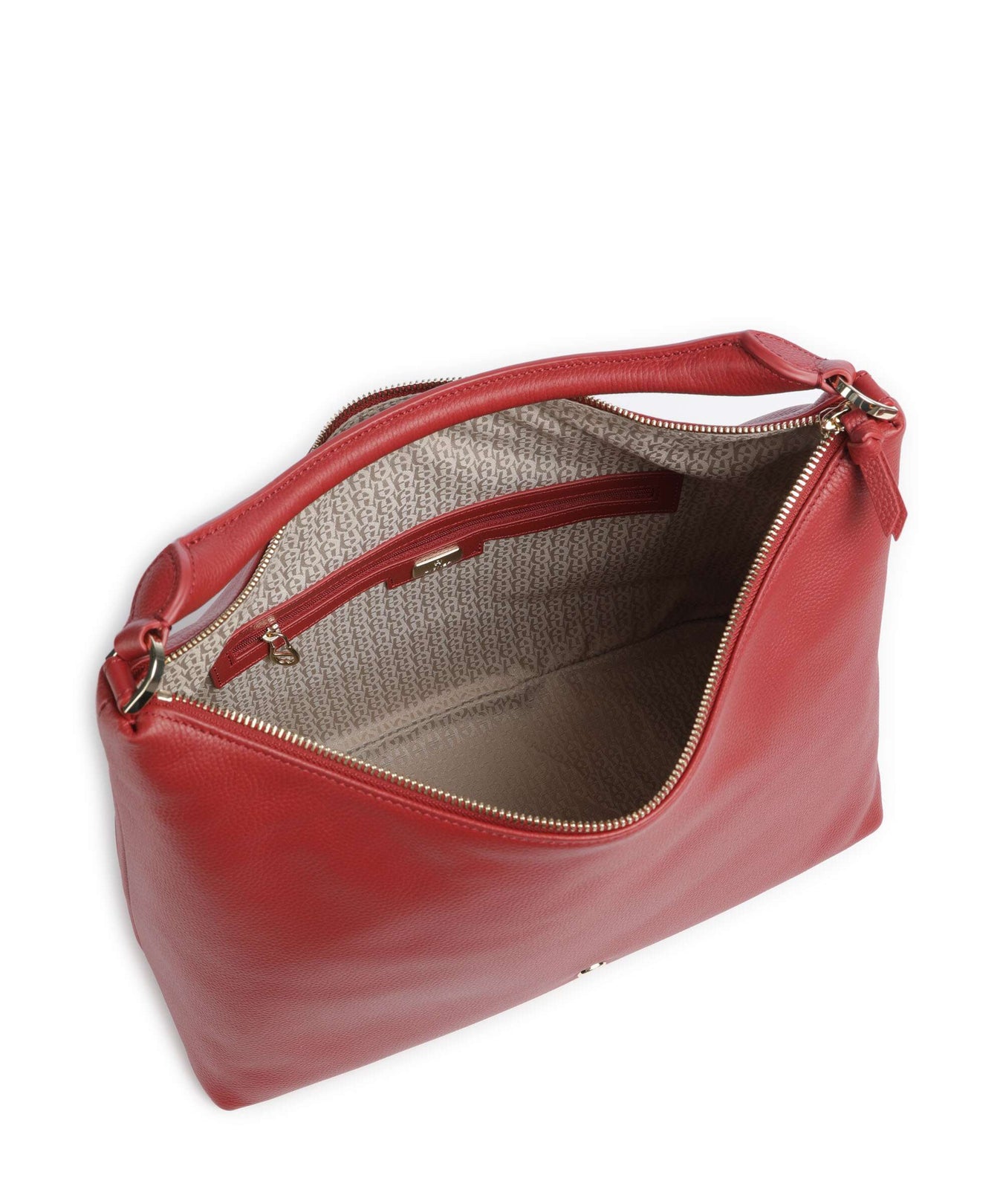 Aigner Zita M Hobo bag burnt red