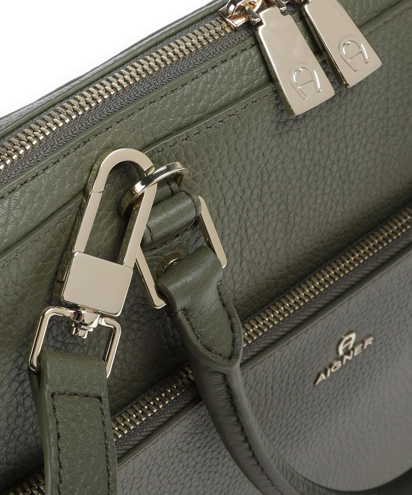 Aigner Ivy L Briefcase moss green