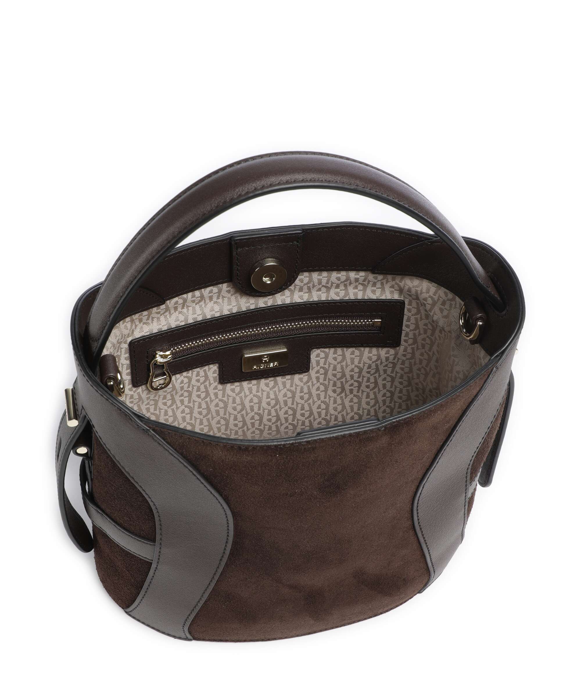 Aigner Deborah S Bucket bag soil brown