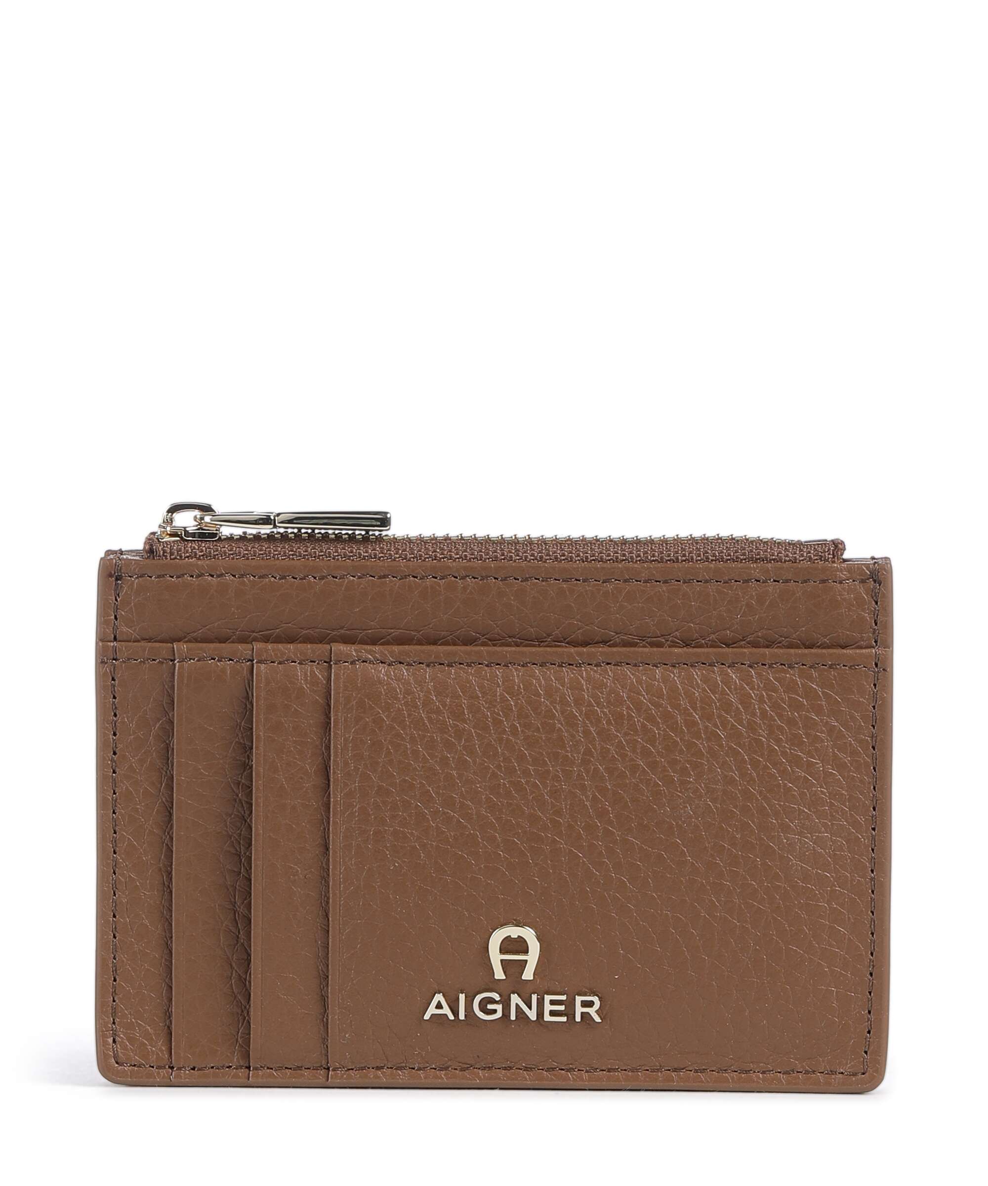 Aigner Fashion Credit card holder saddle brown