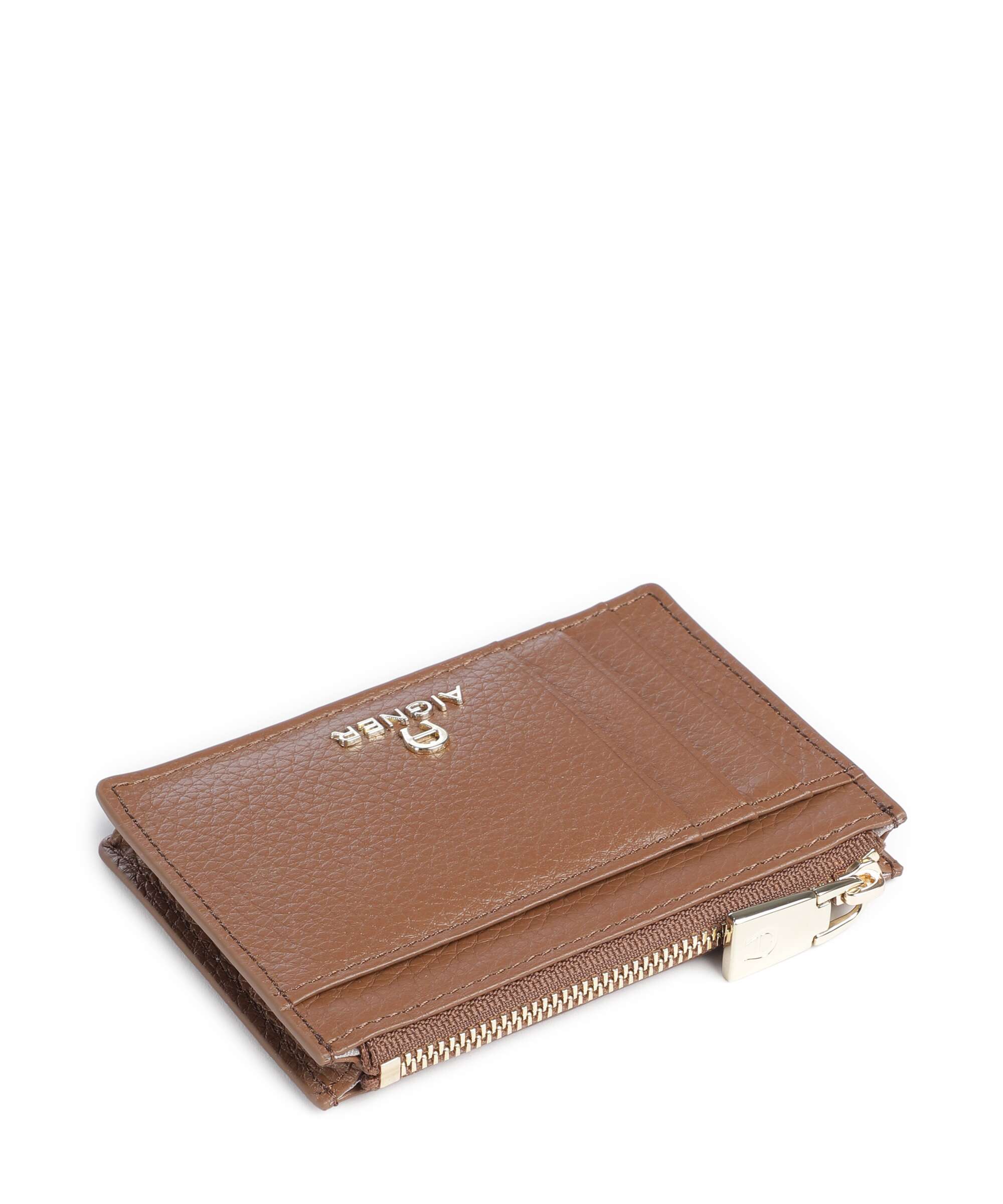 Aigner Fashion Credit card holder saddle brown