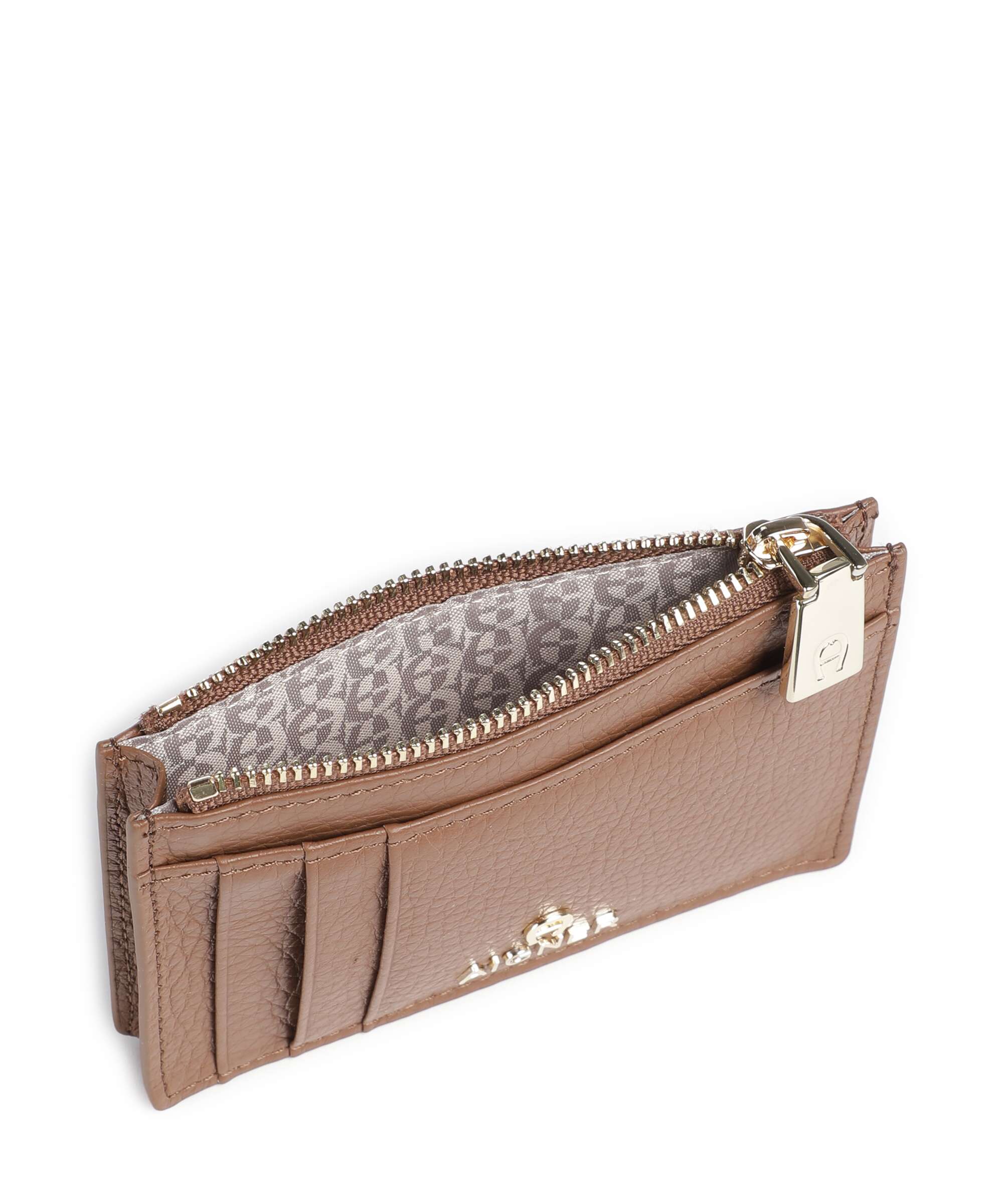 Aigner Fashion Credit card holder saddle brown