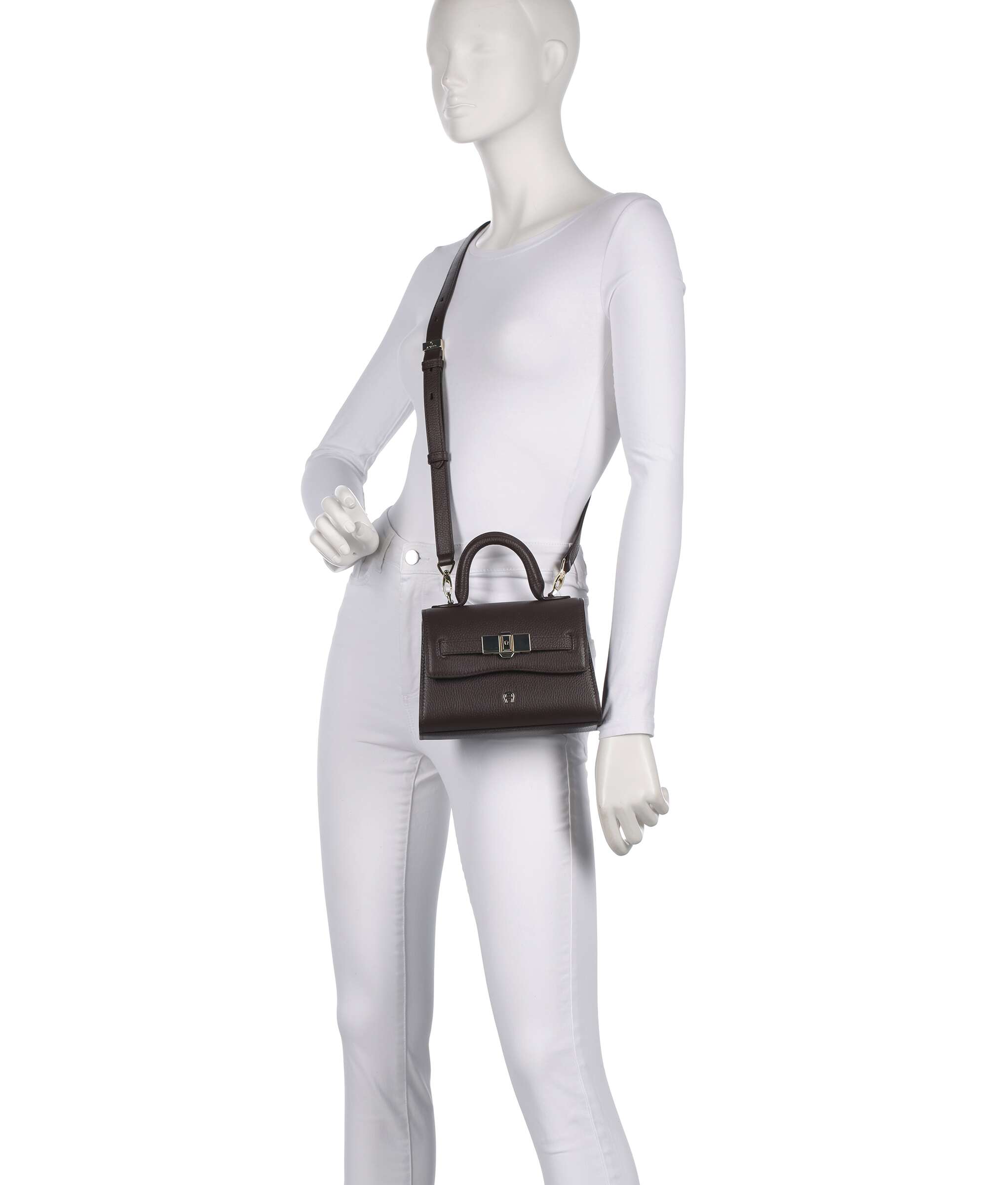 Aigner Farah XS Crossbody bag soil brown