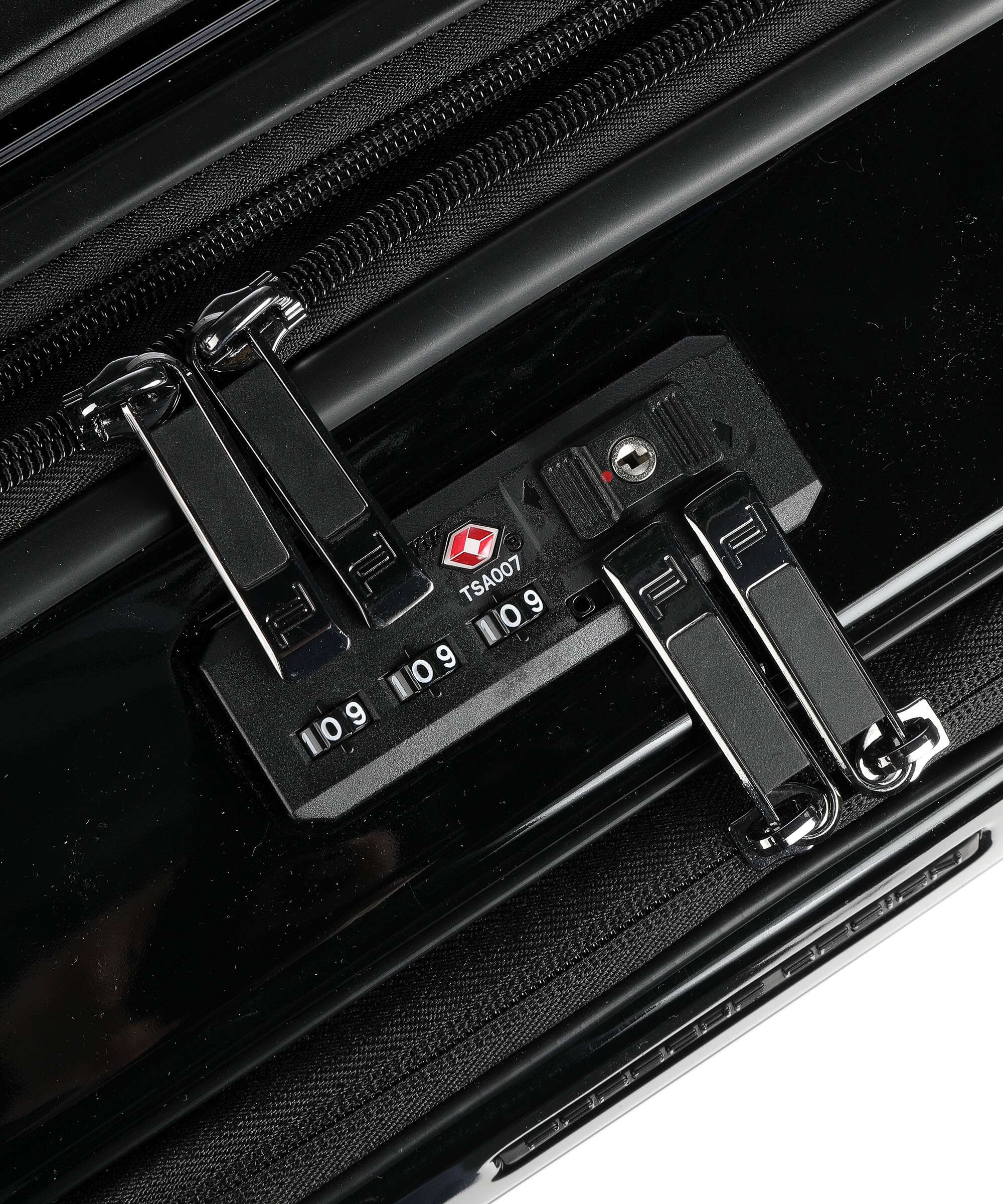 Porsche Design Roadster HC Business Spinner (4 wheels) black shiny