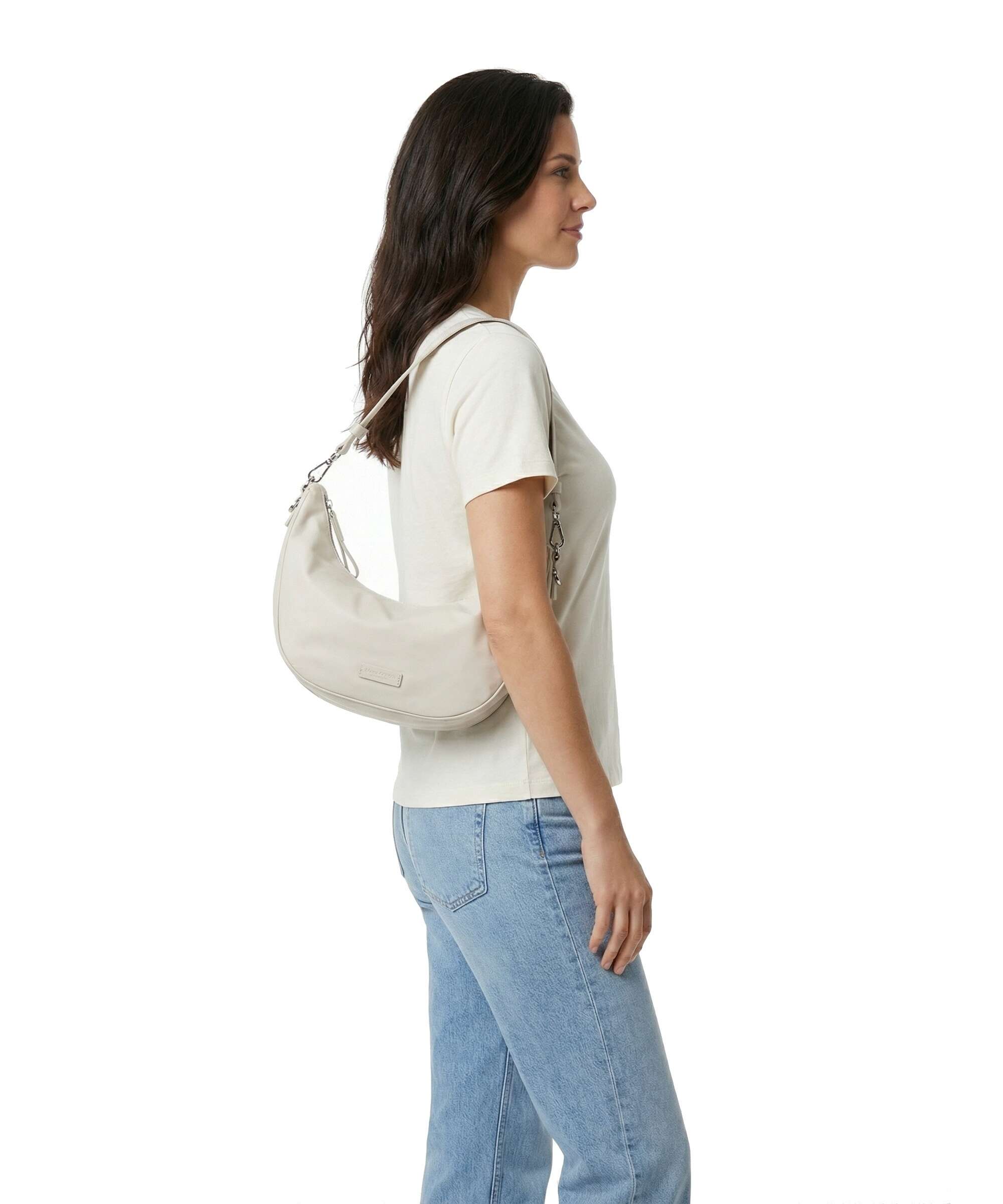 Marc O'Polo Elina S Shoulder bag grey silk