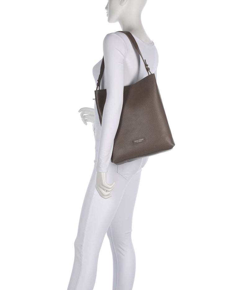 Marc O'Polo Brinja M Hobo bag faded brown