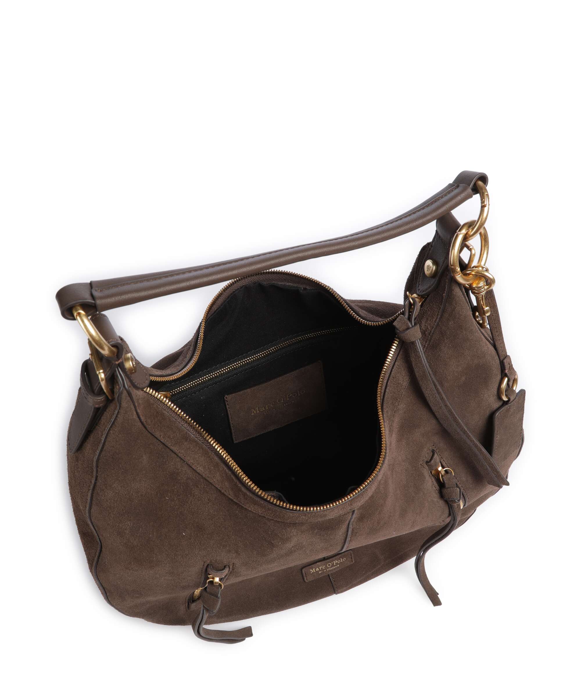 Marc O'Polo Philine M Hobo bag coffee brown