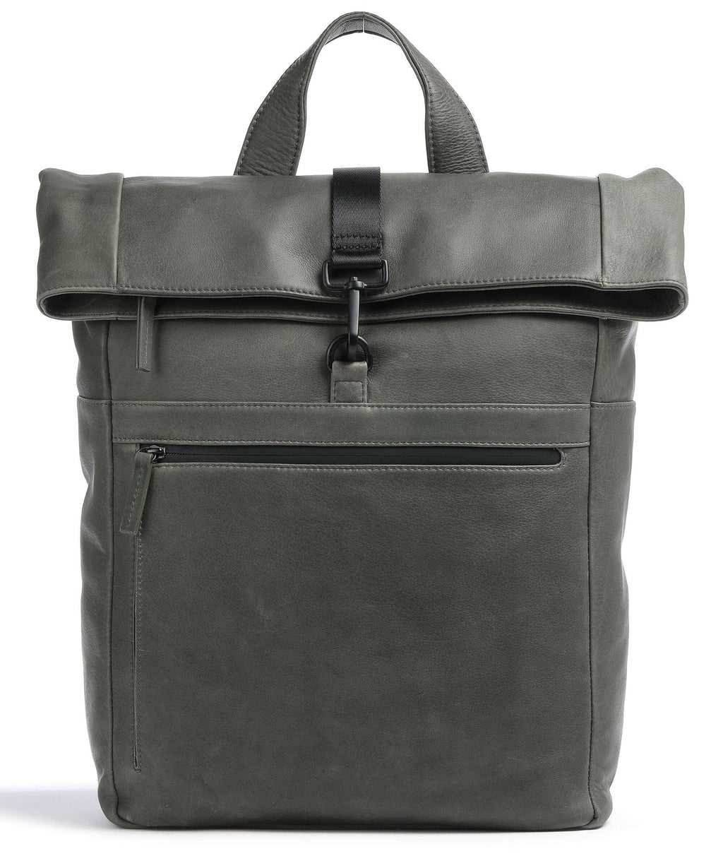 Leonhard Heyden Den Haag Rolltop backpack oliv