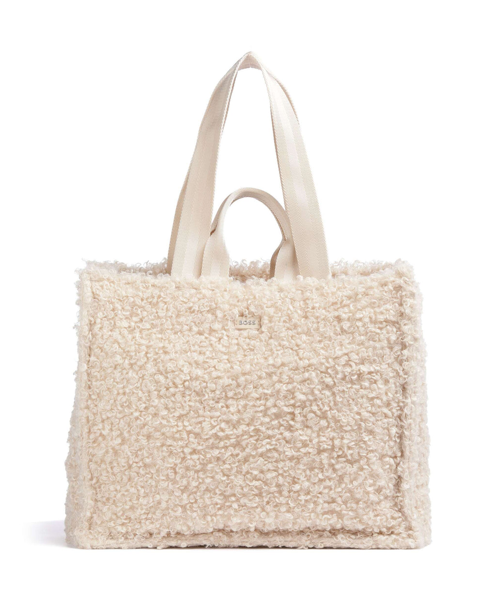 BOSS Deva Tote bag light beige