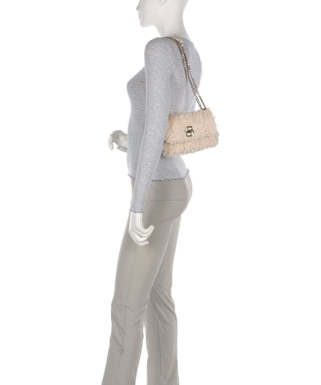 BOSS B Icon Shoulder bag light beige