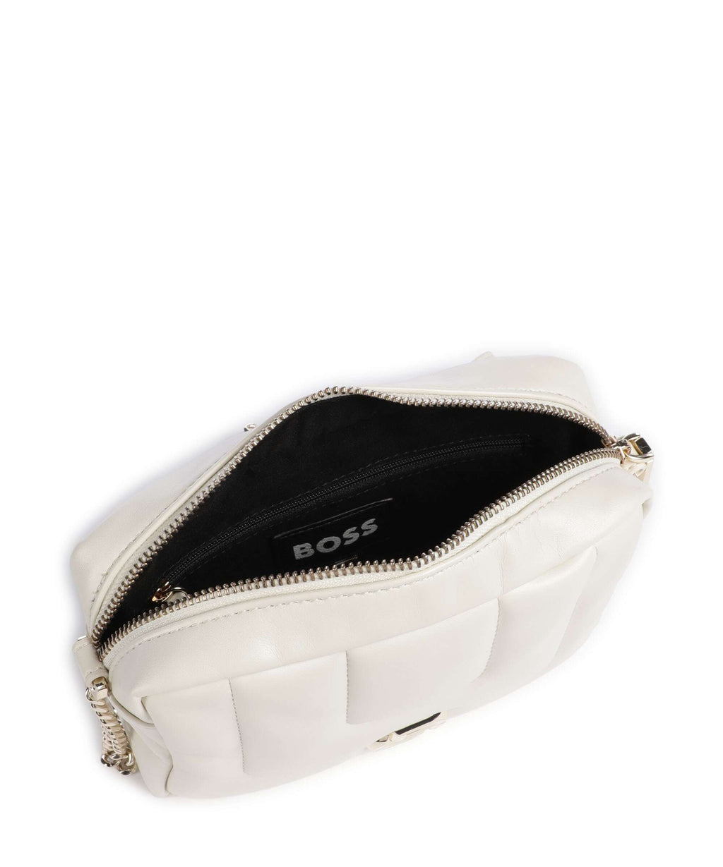 BOSS B Icon Crossbody bag open white