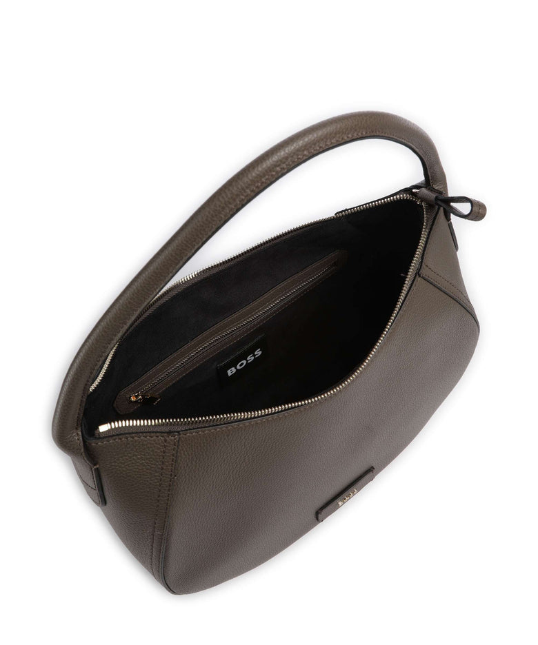 BOSS Lenah Hobo bag medium brown