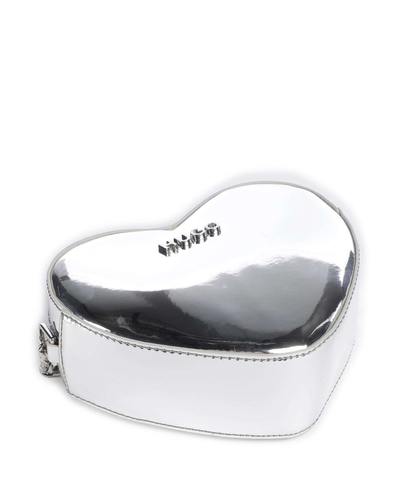 Hugo Love Crossbody bag silver
