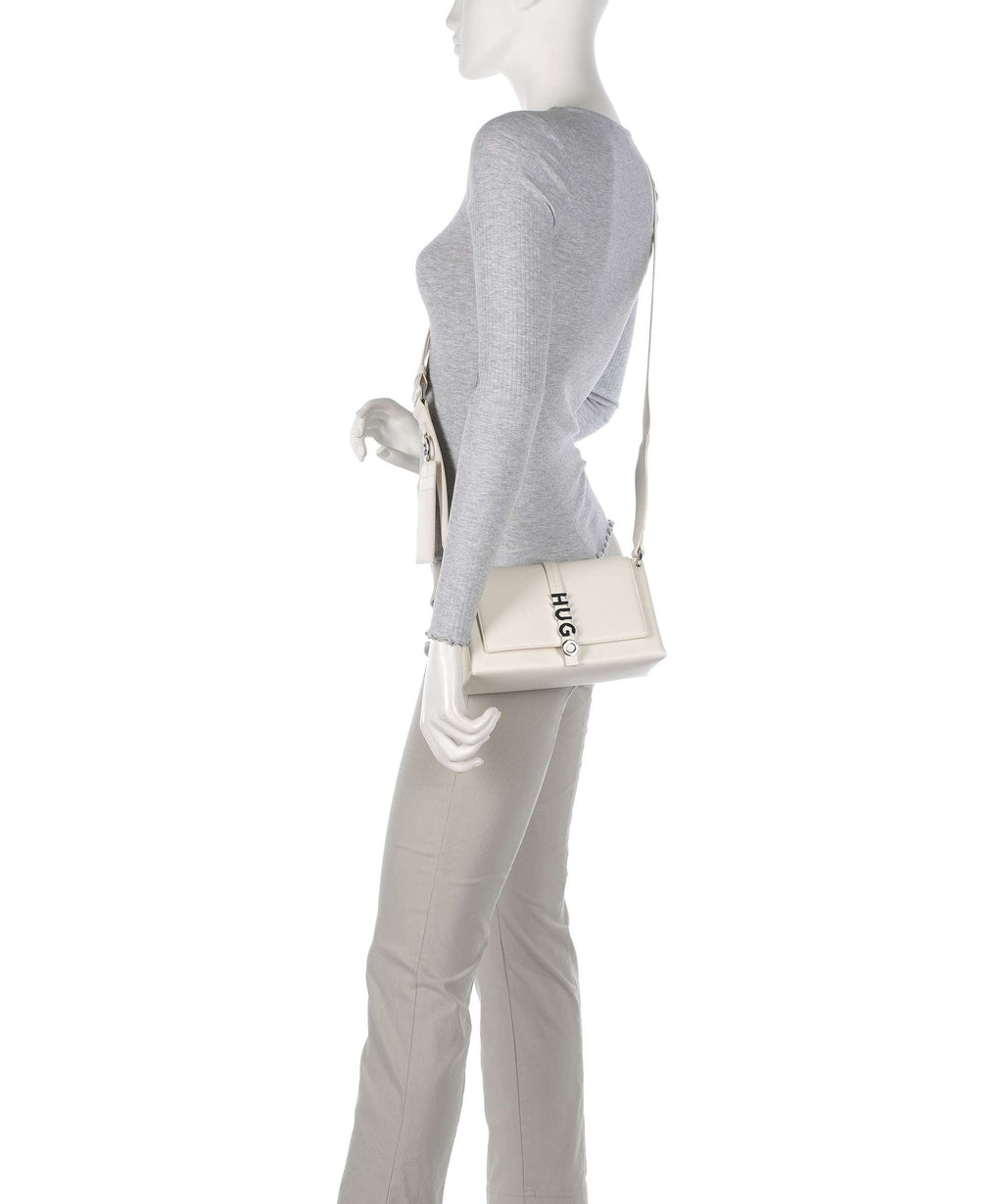 Hugo Mel Crossbody bag open white