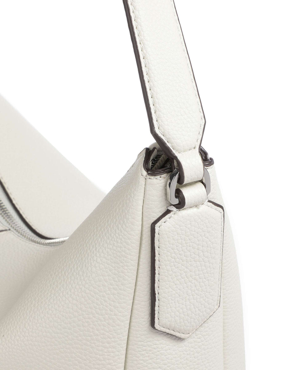 BOSS Anett Hobo bag open white
