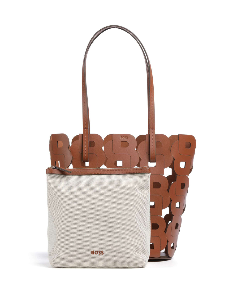 BOSS Lindah Shoulder bag medium brown