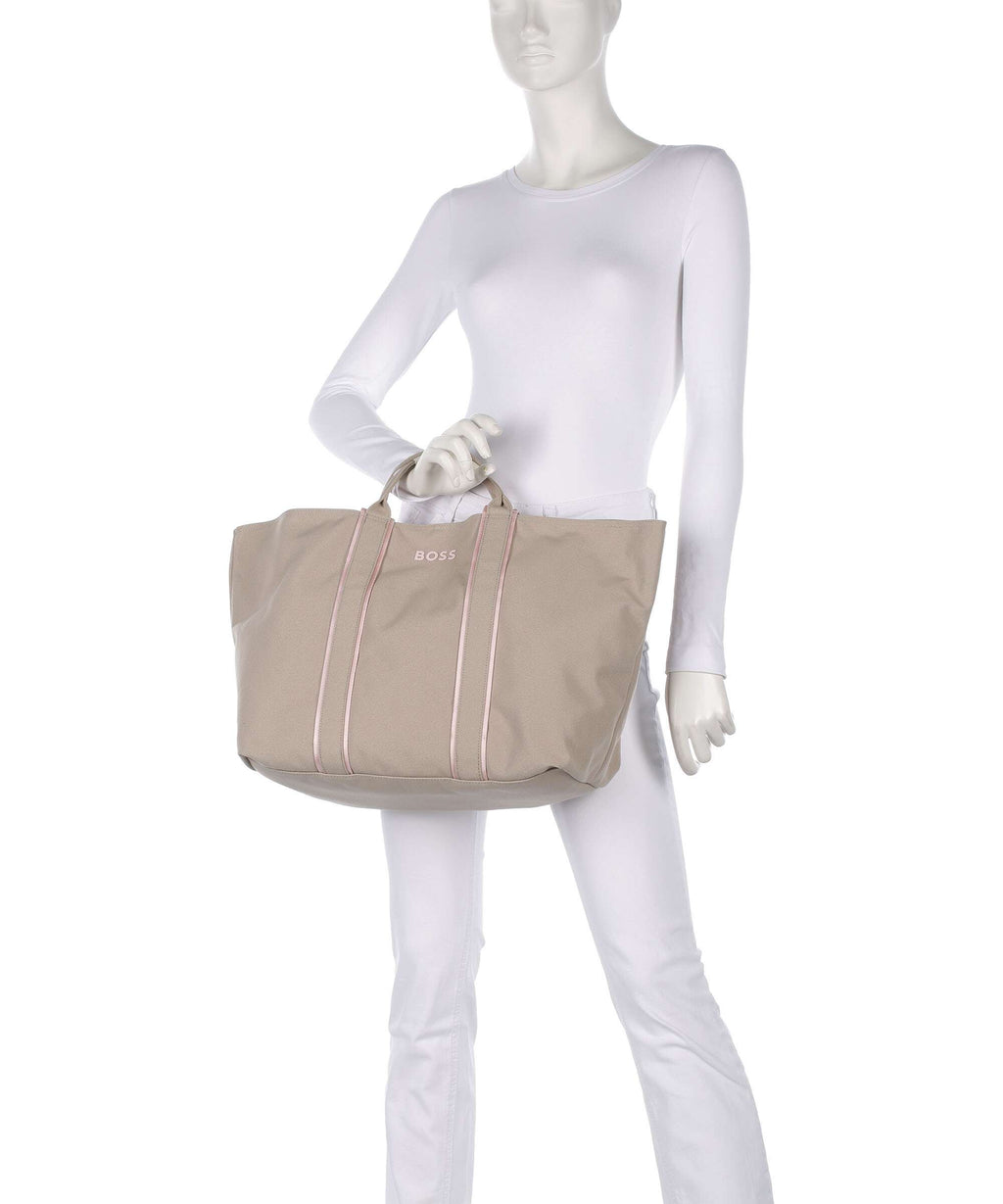 BOSS Tote bag light beige