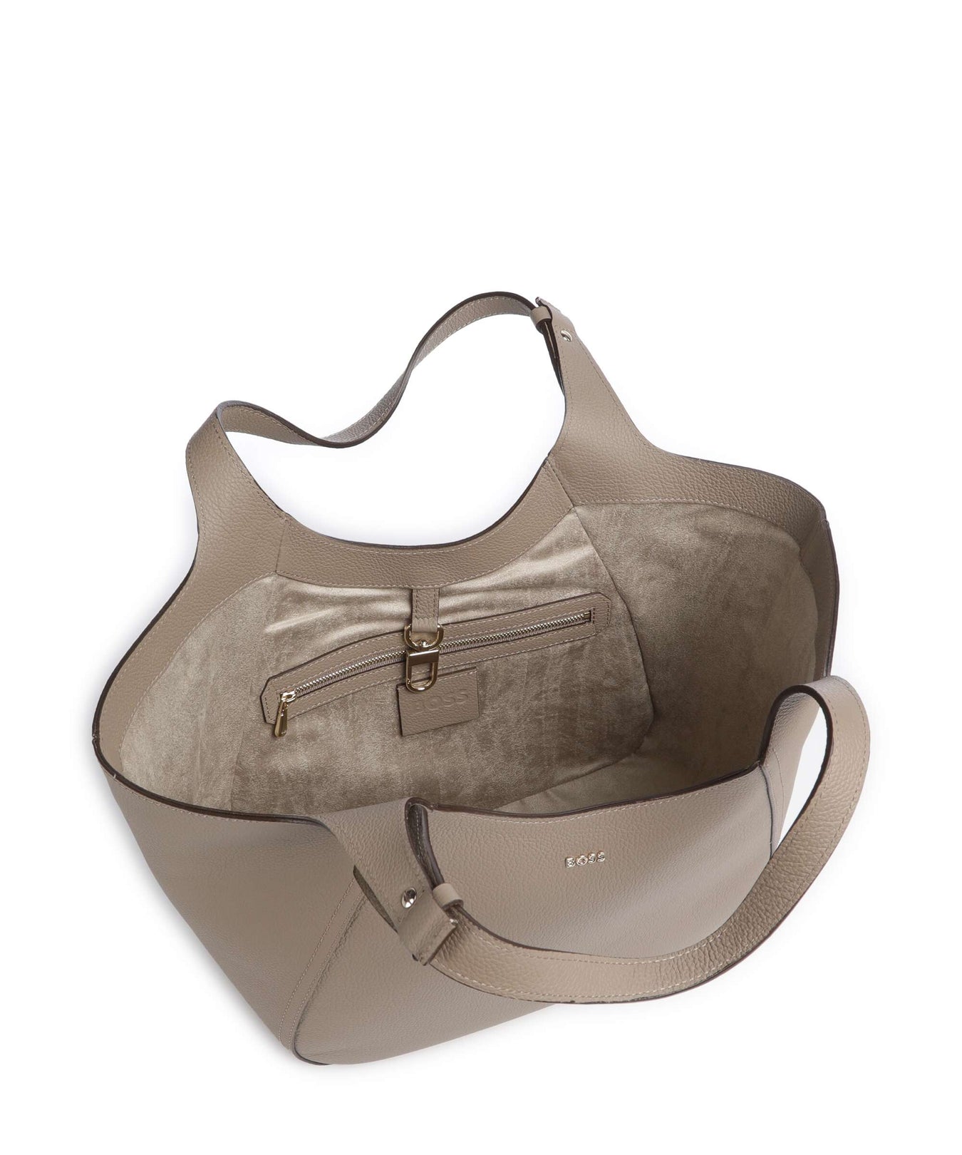 BOSS Lenah Big Tote bag open brown