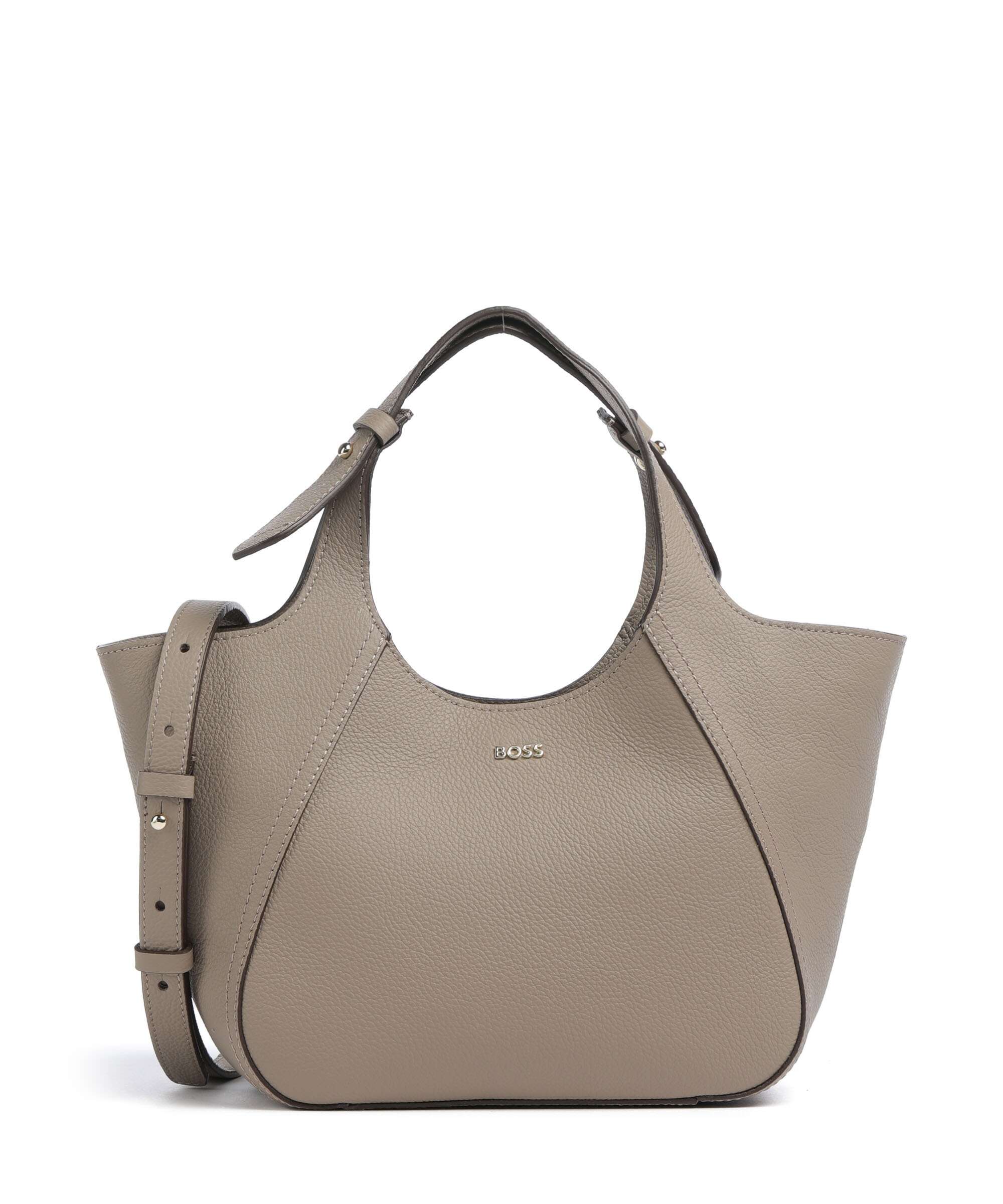 BOSS Lenah Small Handbag open brown