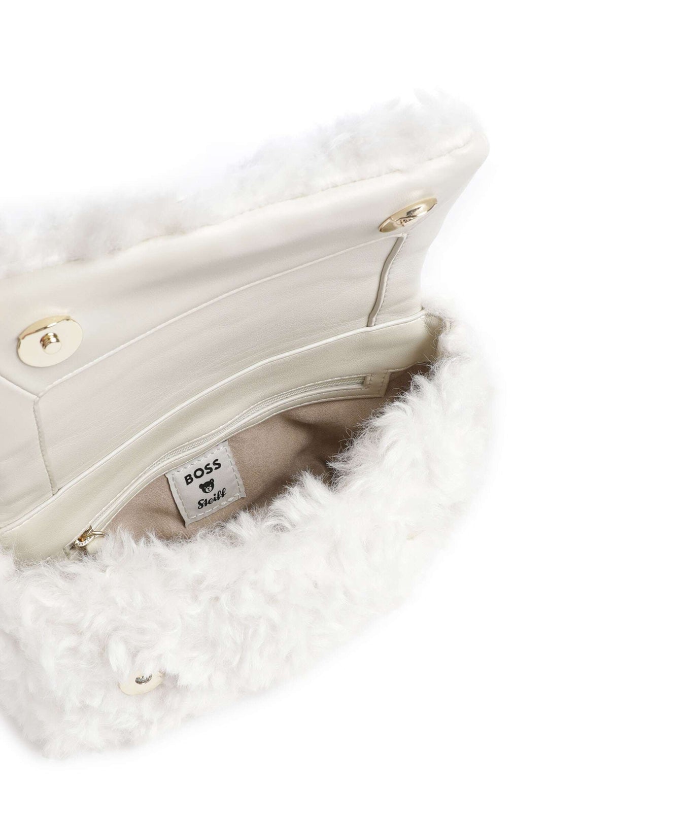 BOSS B Icon S Shoulder bag open white