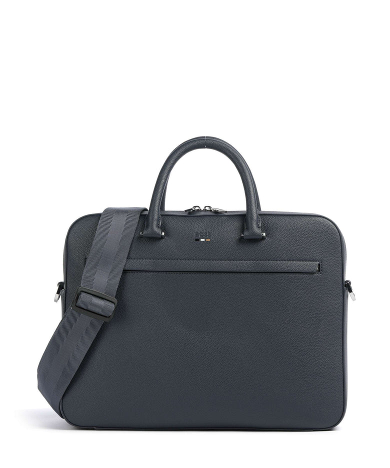 BOSS Ray Briefcase open blue