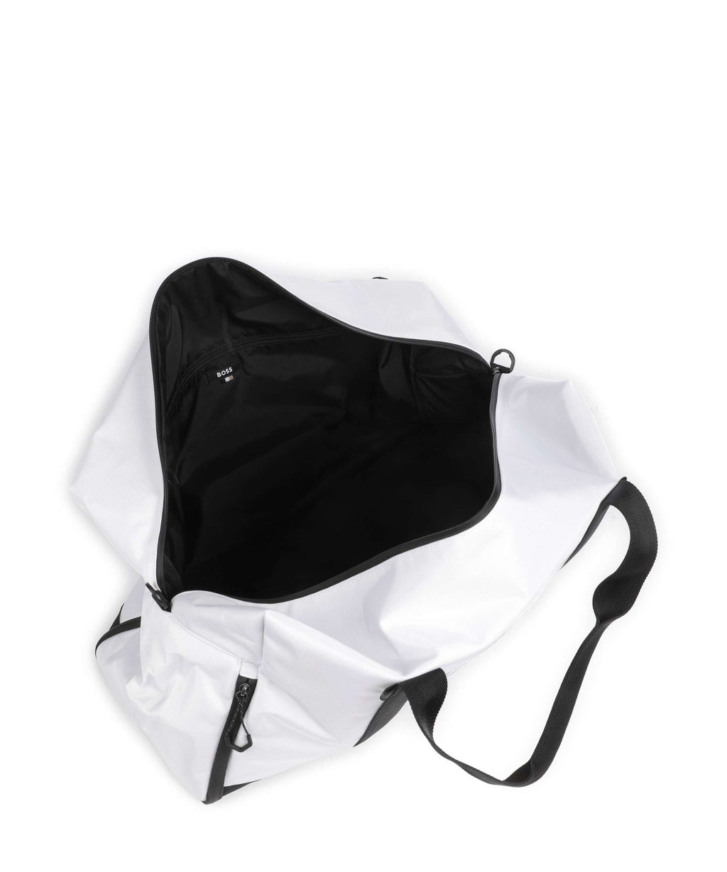 BOSS Stenson Weekend bag white