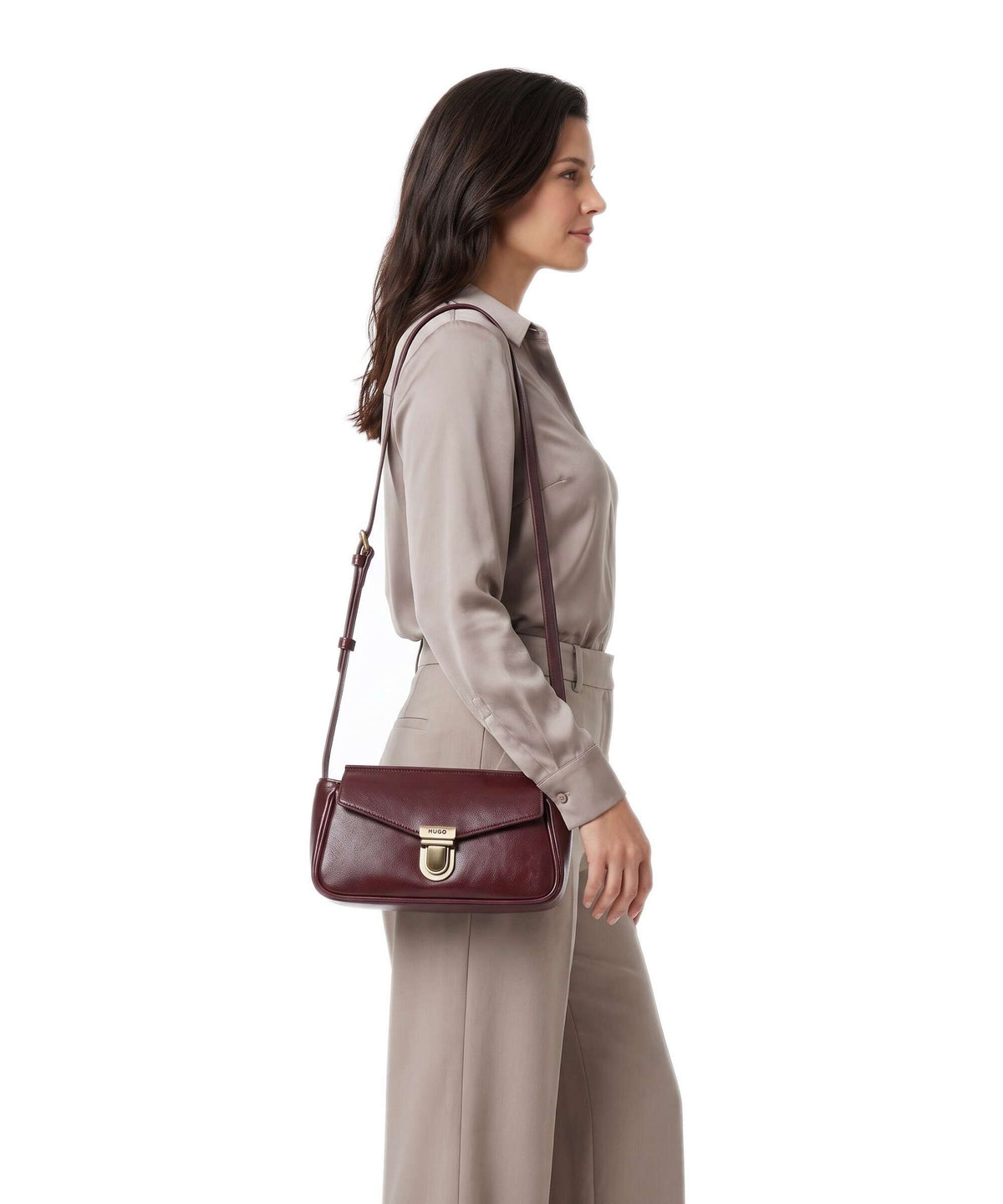 Hugo Quinley Crossbody bag open red