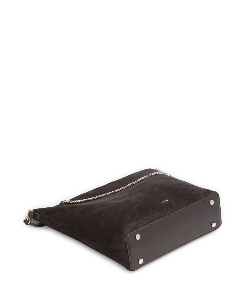 BOSS Yelena Hobo bag dark brown