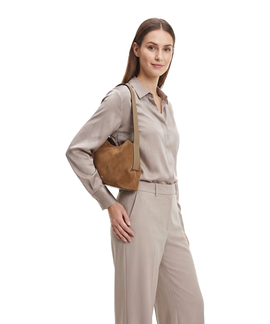 BOSS Caylie Shoulder bag medium beige