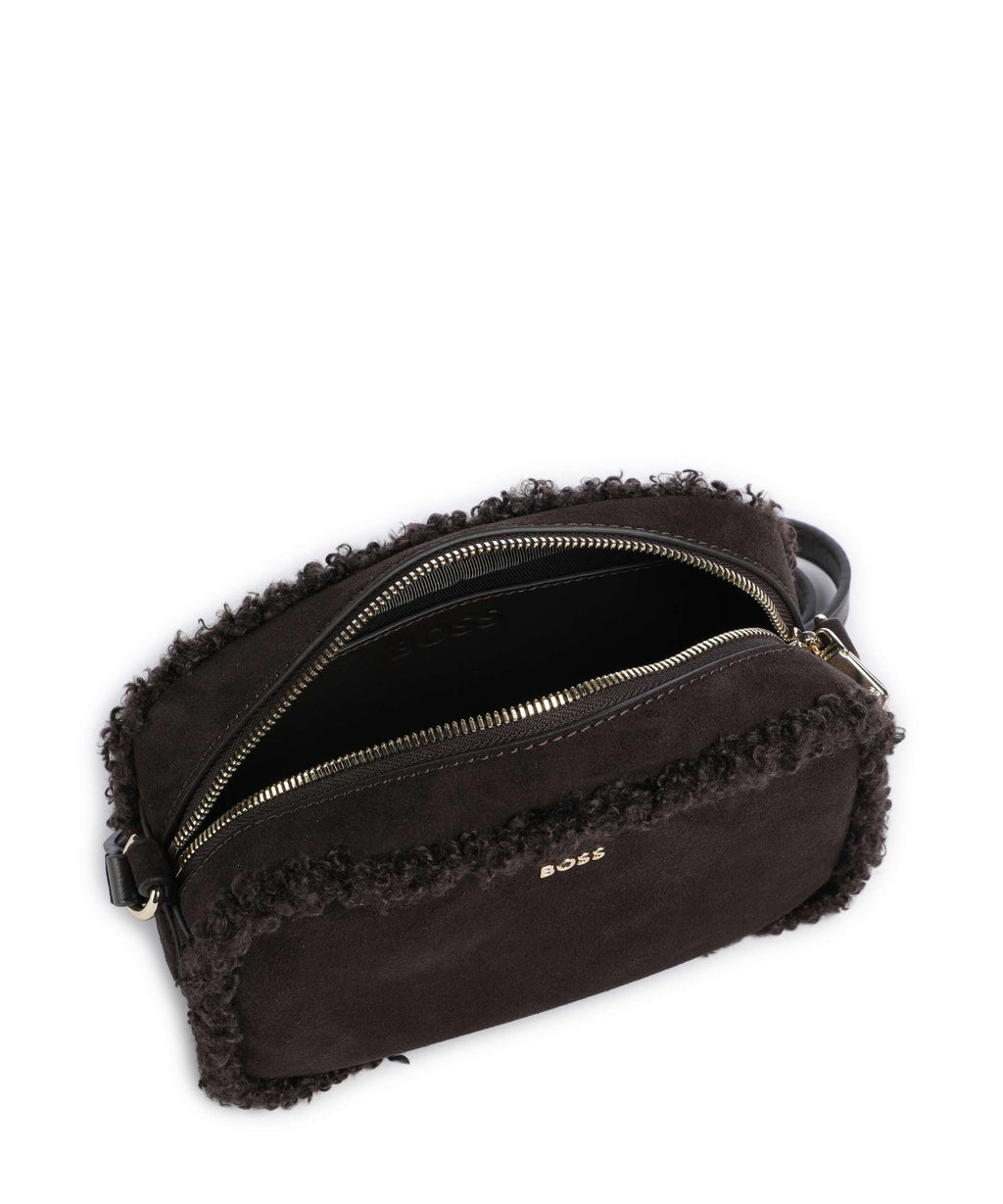 BOSS Sandy Crossbody bag dark brown