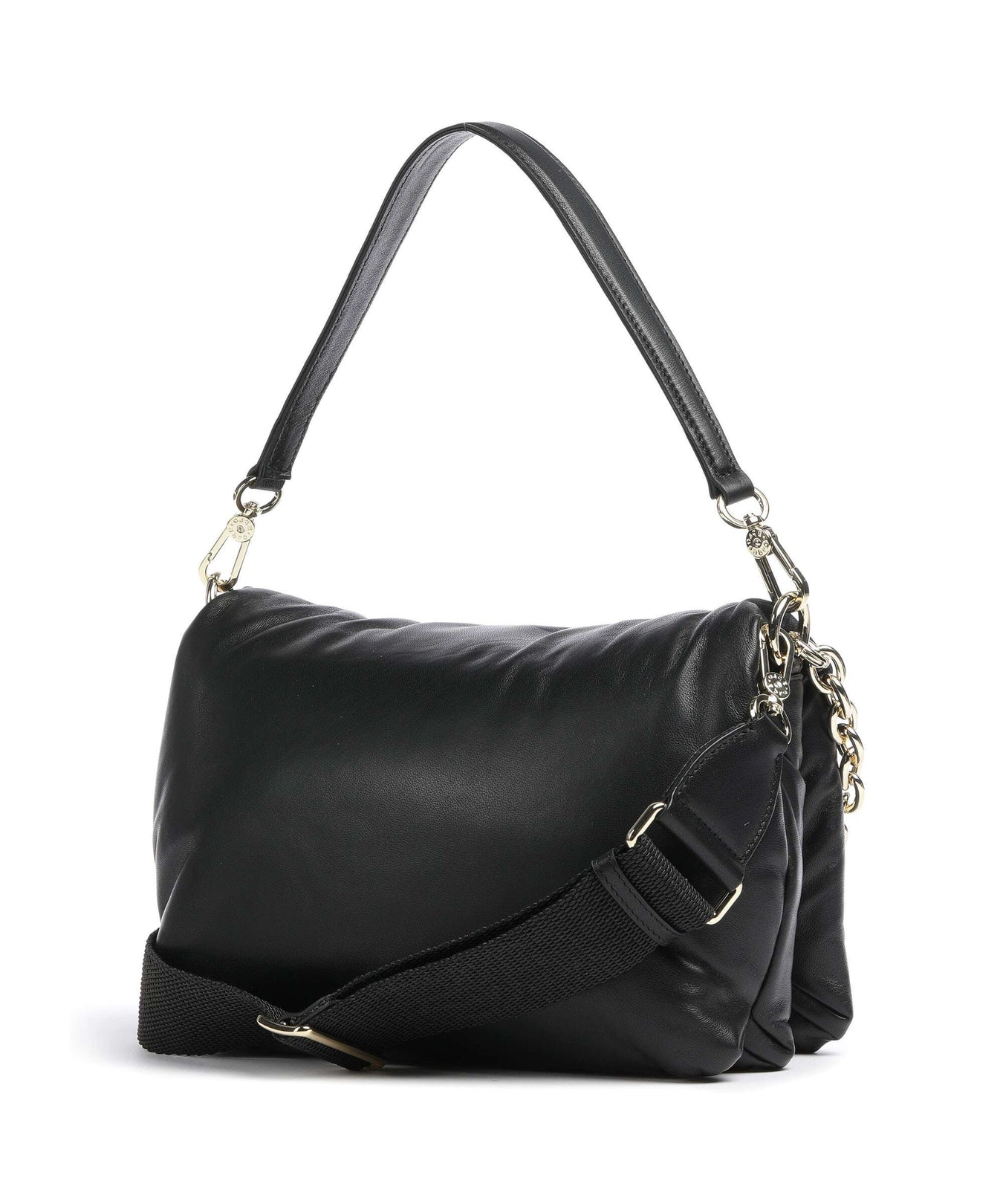 Abro Piuma_Lucido Puffer Shoulder bag black/gold