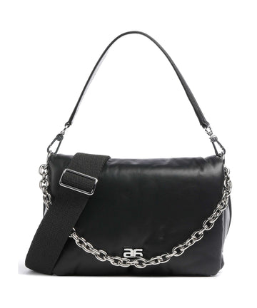 Abro Piuma_Lucido Puffer Borsa a spalla black/nickel