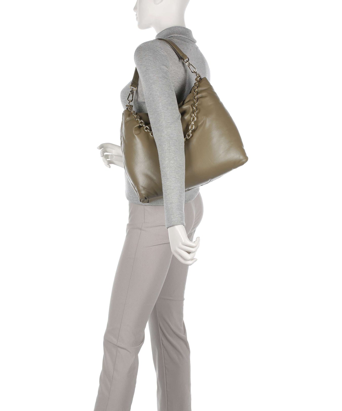 Abro Piuma_Lucido Puffer Hobo bag siena