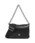 Abro Piuma Lucido Puffer Shoulder bag black/nickel