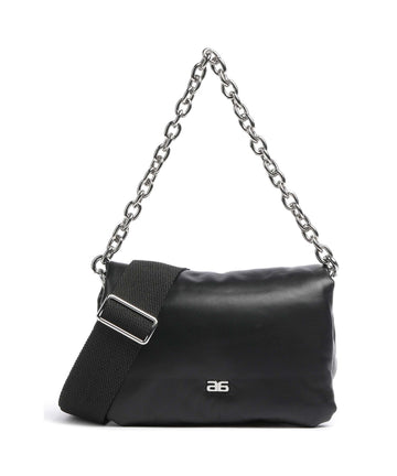 Abro Piuma_Lucido Puffer Borsa a spalla black/nickel