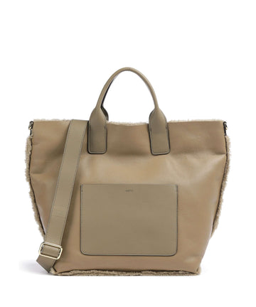 Abro Shearling Raquel Borsa a mano siena