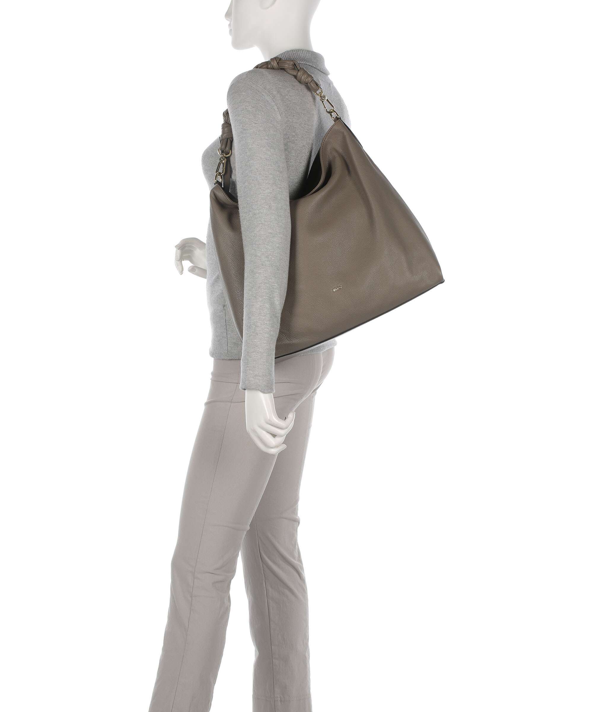 Abro Dalia Soley Hobo bag taupe