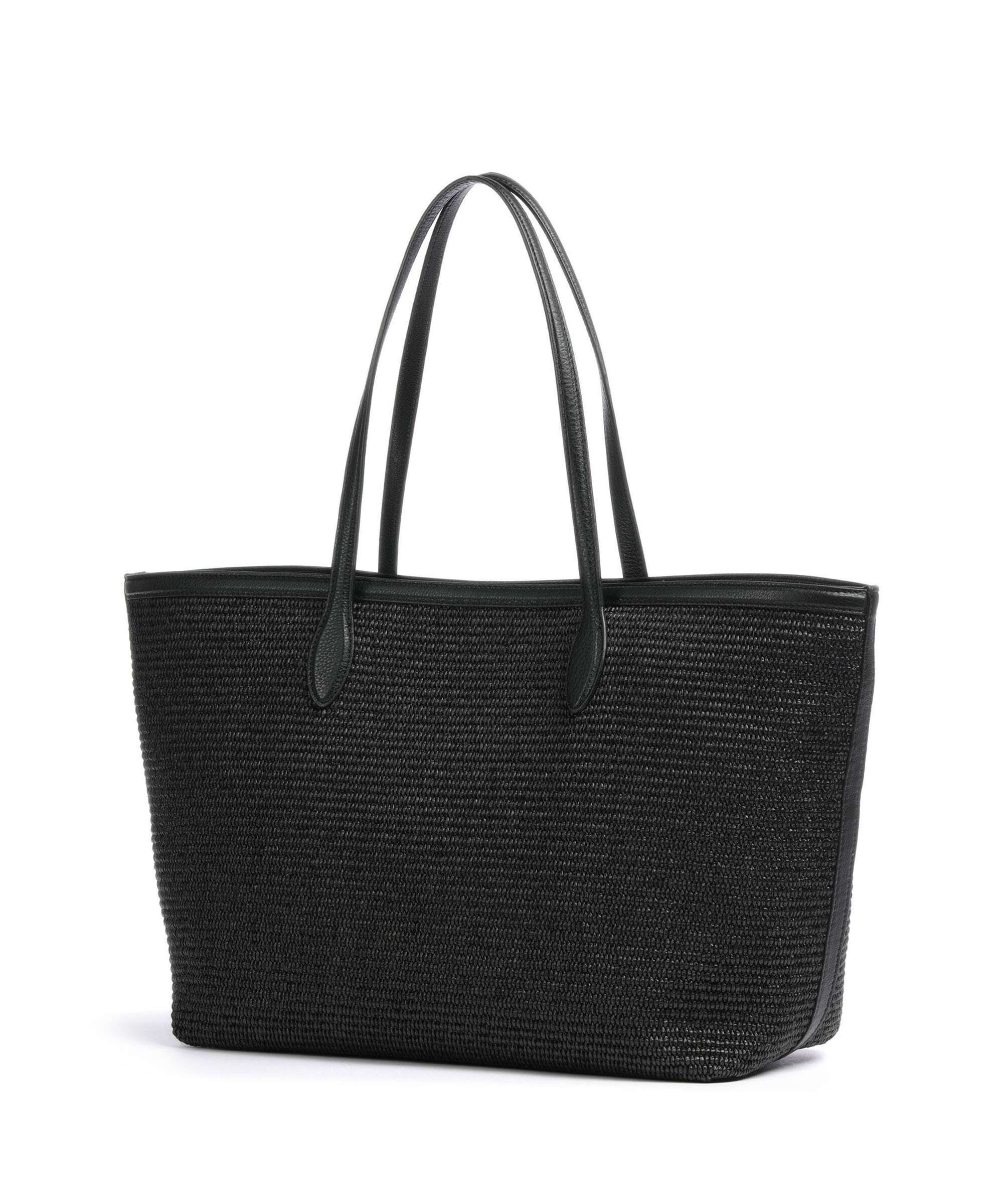 Abro Raffia Primula Tote bag black