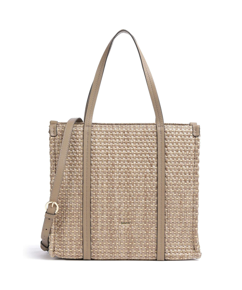 Abro Raffia Susanna Tote bag coconut