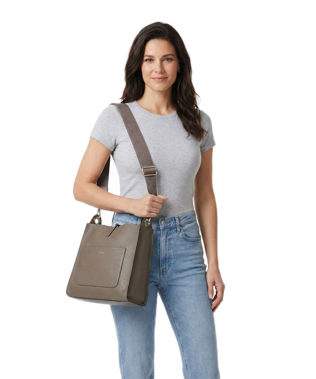 Abro Dalia Raquel Crossbody bag taupe