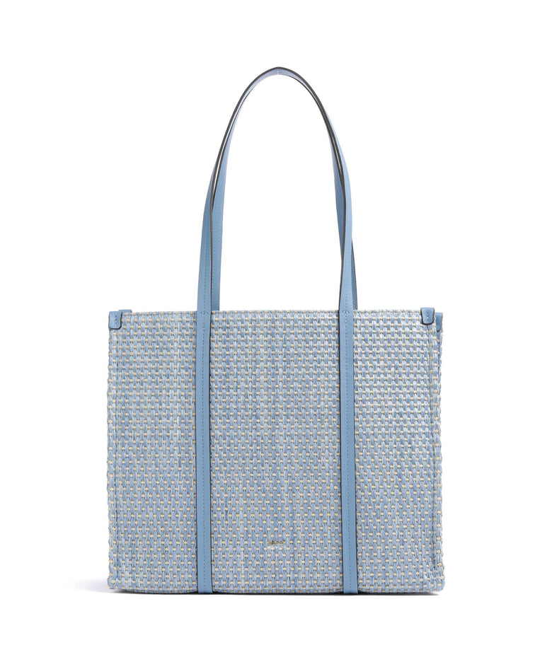 Abro Raffia Susanna Tote bag dream blue