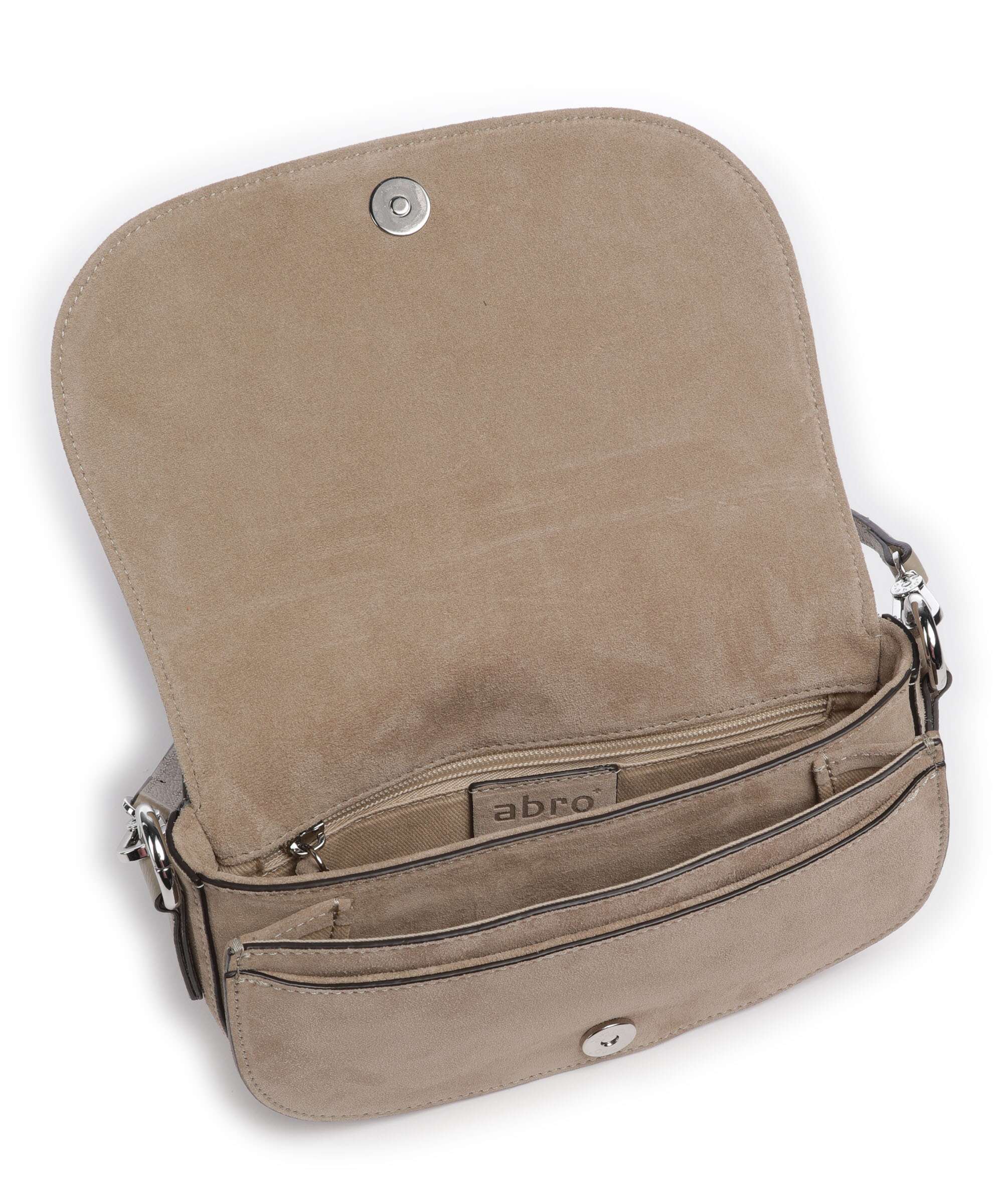 Abro Suede Rosalia Shoulder bag siena
