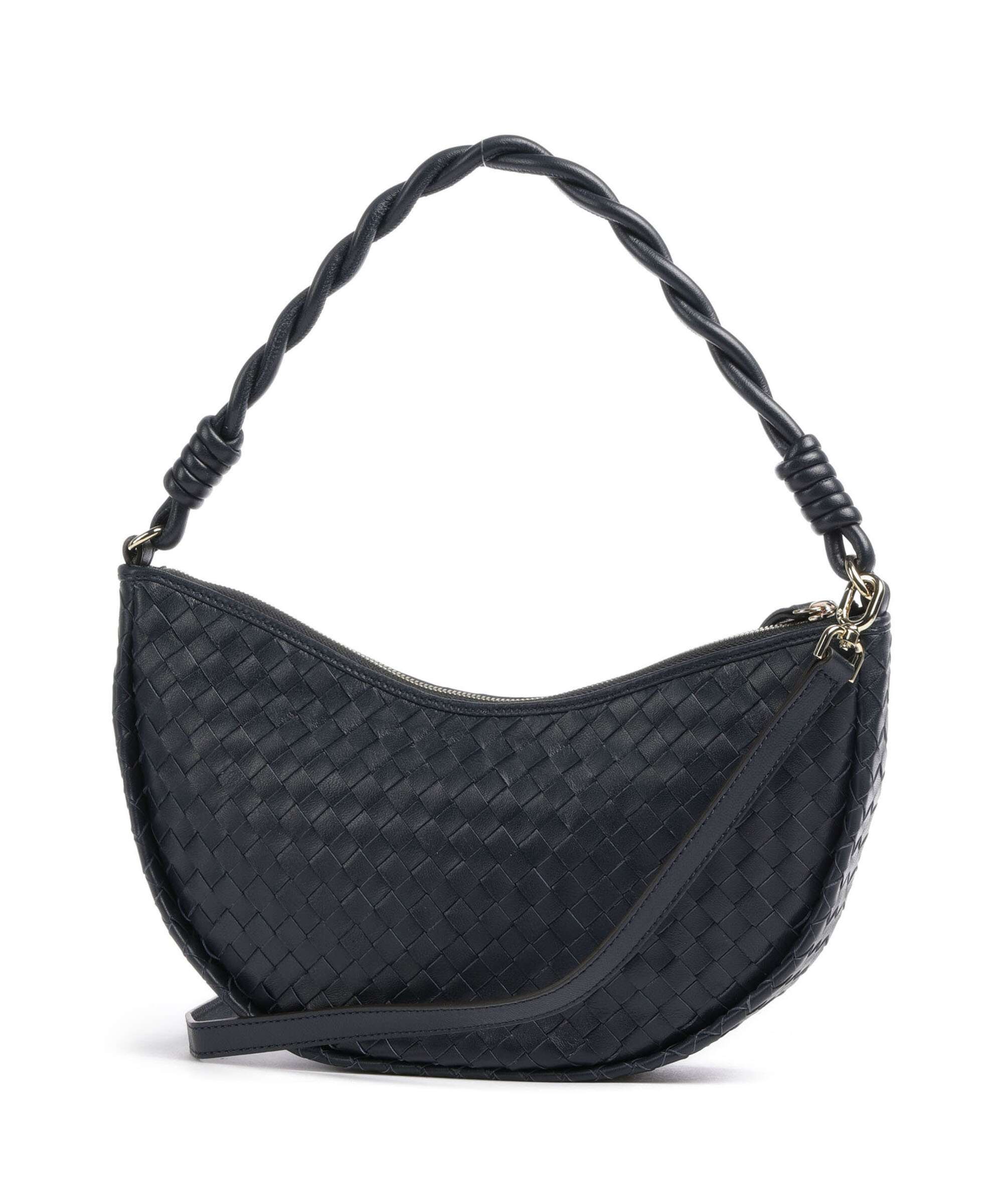 Abro Piuma Moon Hobo bag navy